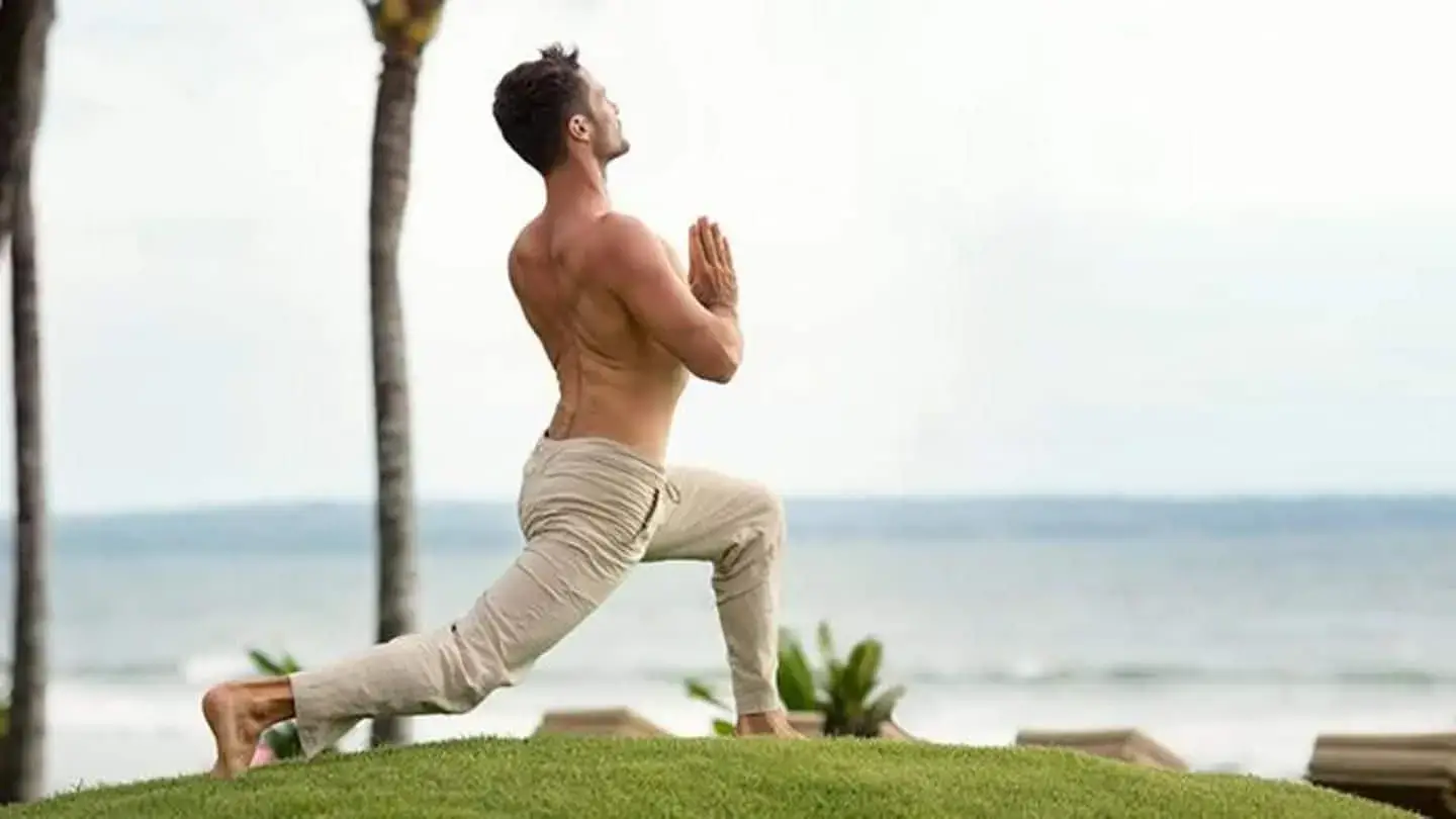 Ben Carter in a meditative pose